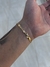 Pulseira Piastrine e Grumet 3x1 4mm (Fecho Lagosta) - comprar online