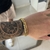 Pulseira Lacraia 10mm Banhada em Ouro 18k - comprar online
