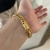 Pulseira Lacraia 10mm Banhada em Ouro 18k na internet