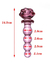 DILDO DE CRISTAL ROSA CON CUENCAS en internet