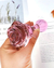 DILDO DE CRISTAL ROSA CON CUENCAS - comprar en línea