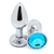 Imagen de PLUG ANAL DIAMANTE REDONDO.