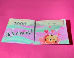 Tarjeta billetera - Dúo Cyan sublimaciones y papelería creativa