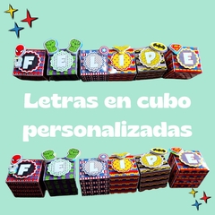 Letras en cubo - comprar online