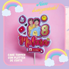 Topper cake (Adorno para torta) con plotter de corte