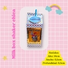 Milk box shaker chica con cartulina espejada