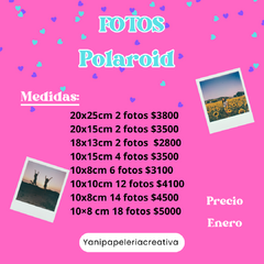Promo fotos polaroid - comprar online