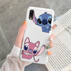 Capinha Stitch de silicone macio para samsung galaxy a20, a30, a20e, a20s na internet