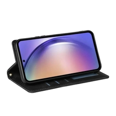 Capa de couro magnética Flip, Slot para cartão Wallet, Samsung Galaxy S23 Ultr - Capa Cell