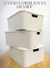Canasto simil ratan - grande - comprar online
