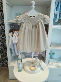 Vestido Baby de corderoy con punto smock en internet