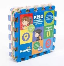 PISO DE GOMAEVA FORMA Y NUMEROS 10 PIEZAS - comprar online