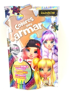 FLOW PACK COLORES PARA ARMAR RAINBOW HIGH
