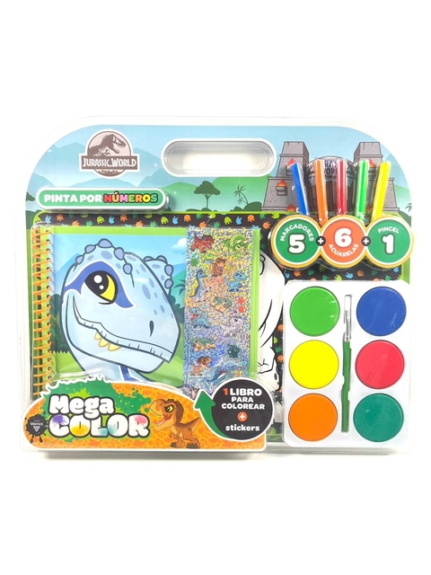 BLISTER MEGA ACUARELAS JURASSIC