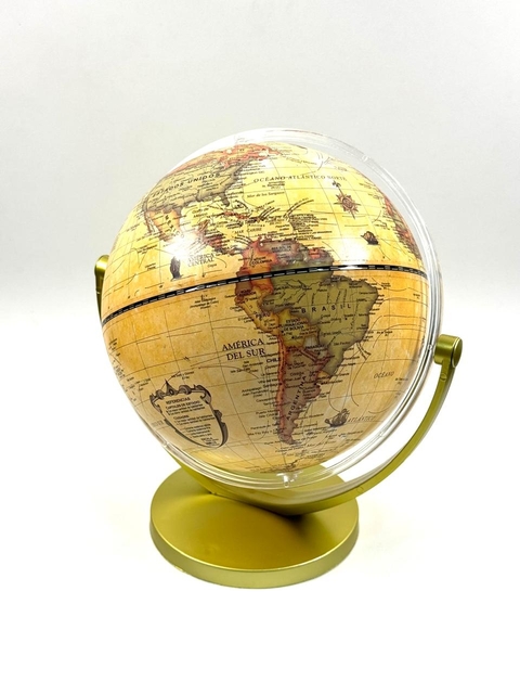 GLOBO TERRAQUEO BASE DE PLASTICO MULTI GIRO POLITICO