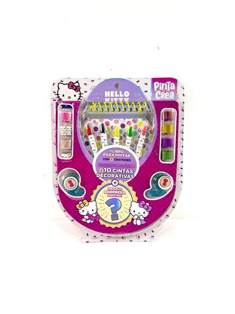 BLISTER PINTA Y CREA HELLO KITTY