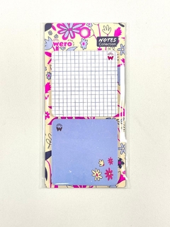 STICKY NOTE STRIPES - FLORAL