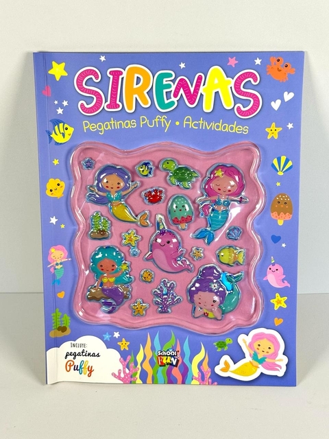 SIRENAS PEGATINAS PUFFY ACTIVIDADES