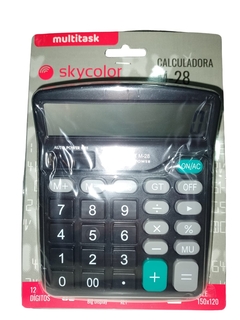 CALCULADORA SKYCOLOR NEGRA M-28