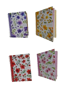 CUADERNO LOBELIA 16X21 TAPA DURA 80HJS RAYADAS
