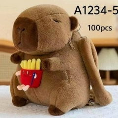 MOCHILA CAPIBARA PELUCHE IRIS MODA