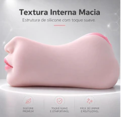 Masturbador Masculino 3 em 1 Realista