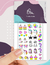 MINI CARTELA UNICORNIO