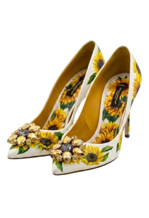 Scarpin Dolce Gabbana Margaridas