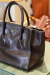 Bolsa Tote Prada Twin Pocket Double Preta - Iramaia Vintage