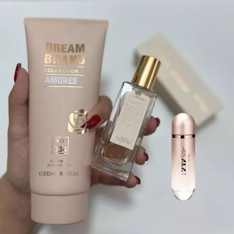 COMBO TUBETE 30 ML DREAM BRAND COLLECTION +HIDRATANTE 034 200 ML