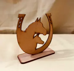 Souvenir 2 Caballos 3.5 X 9 X 10