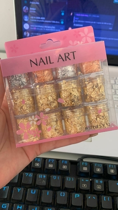 KIT FOLHA DE OURO 12 UNIDADES