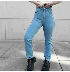 Jeans frunce mom