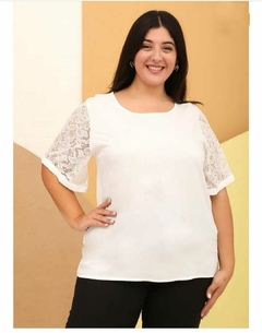 Remera encaje