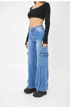 Jean Cargo wide leg - comprar online