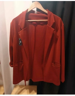 Blazer de crepe elastizados