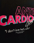 Camisetas Anti cardio homem casual sobre o tamanho de mangas curtas