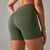 Legging de Cintura Alta Feminina, Curto Esportivo, Prova de Squat, Lulu, Manteig - Univer7seven 