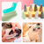 Escova de dente super macia para animais de estimação, limpeza de dentes