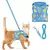 Conjunto de arnês acolchoado e trela, colete - comprar online