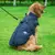 Imagem do Casaco impermeável com arnês para cães pequenos e grandes, colete de cachorro