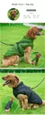 Casaco impermeável com arnês para cães pequenos e grandes, colete de cachorro na internet