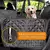 Capa impermeável para assento de carro para cachorro com abas laterais - Seu Little Pet