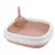 Caixa Anti-Splash Cat Litter, Comadre do cão, Bandeja do gato com colher - comprar online