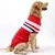 Camisola de cachorro grande listrado quente, roupa para cães pequenos e grandes - comprar online