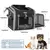 Mochila Expansível Soft Sided Pet Carrier com 4 portas abertas, dobrável Bike
