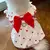 Vestido refrescante para cachorro, arco fino, impressão de coração - loja online