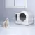 Caixa de areia fechada automática para gato, WC inteligente, Comadres Cat - loja online