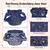 Imagem do Jaqueta jeans retro designer para cães pequenos, roupa universal