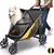 Carrinho de cão e gato de carga dobrável, Grande Trolley Espacial